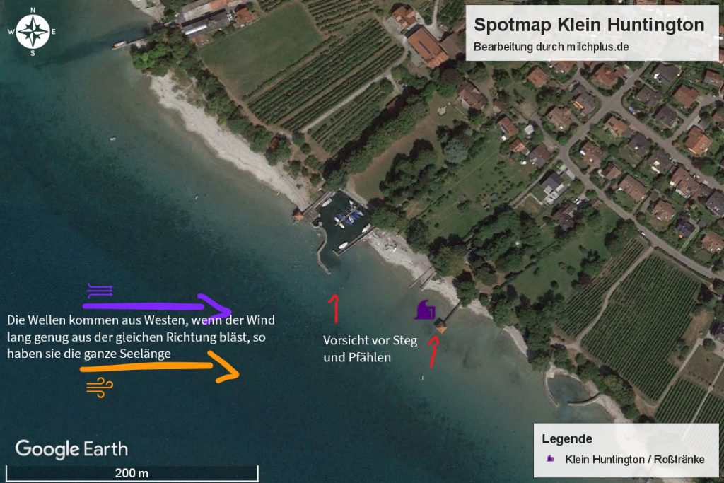 Surfen in Deutschland: Spotmap Klein Huntington