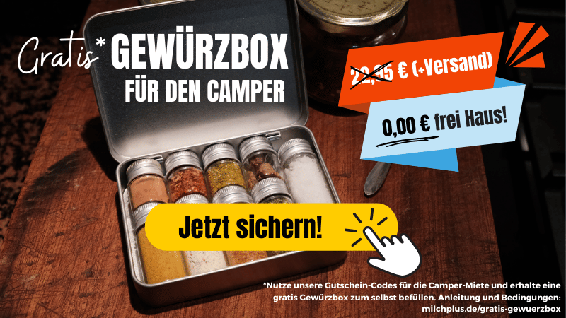 Wohnmobil mieten NRW: Gratis Gewürzbox sichern