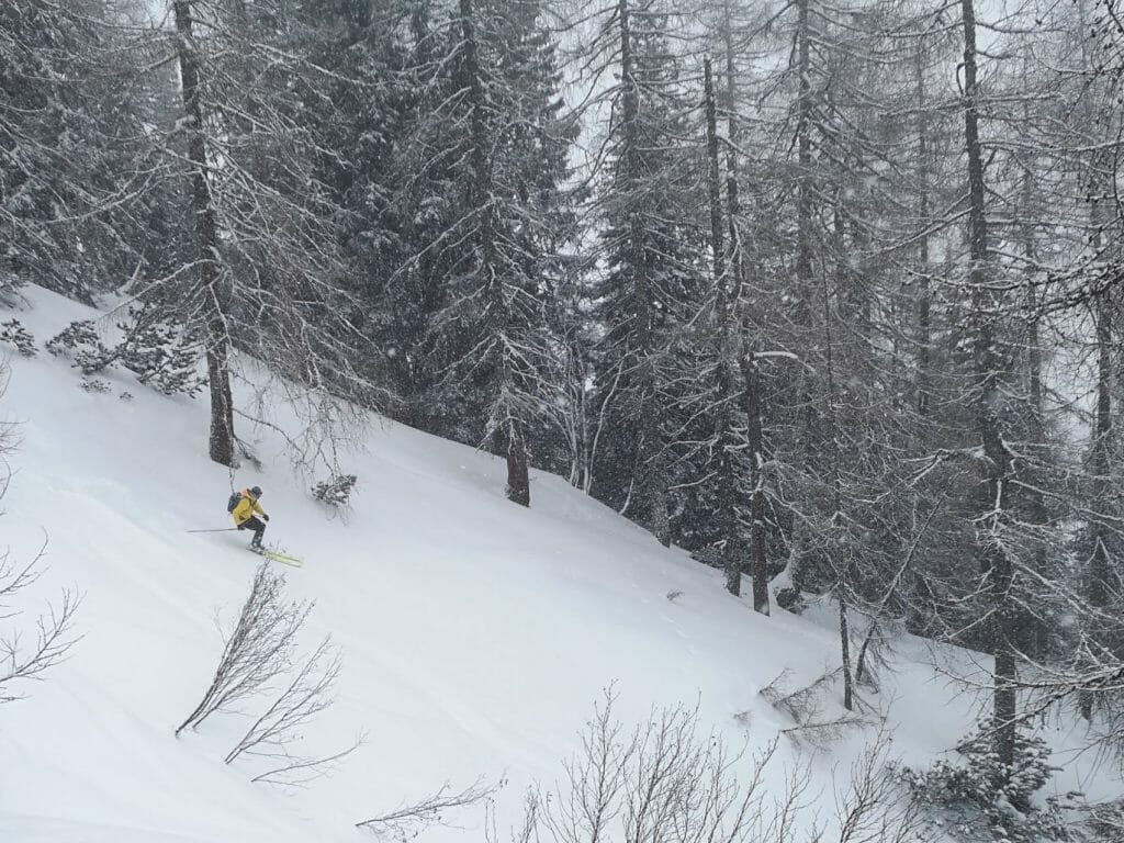 Skitour mit Wohnmobil: Schlechtwetter Tour in Axamer Lizum