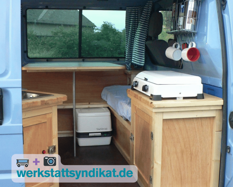 Ein Camper Ausbau des Werkstatt Syndikats