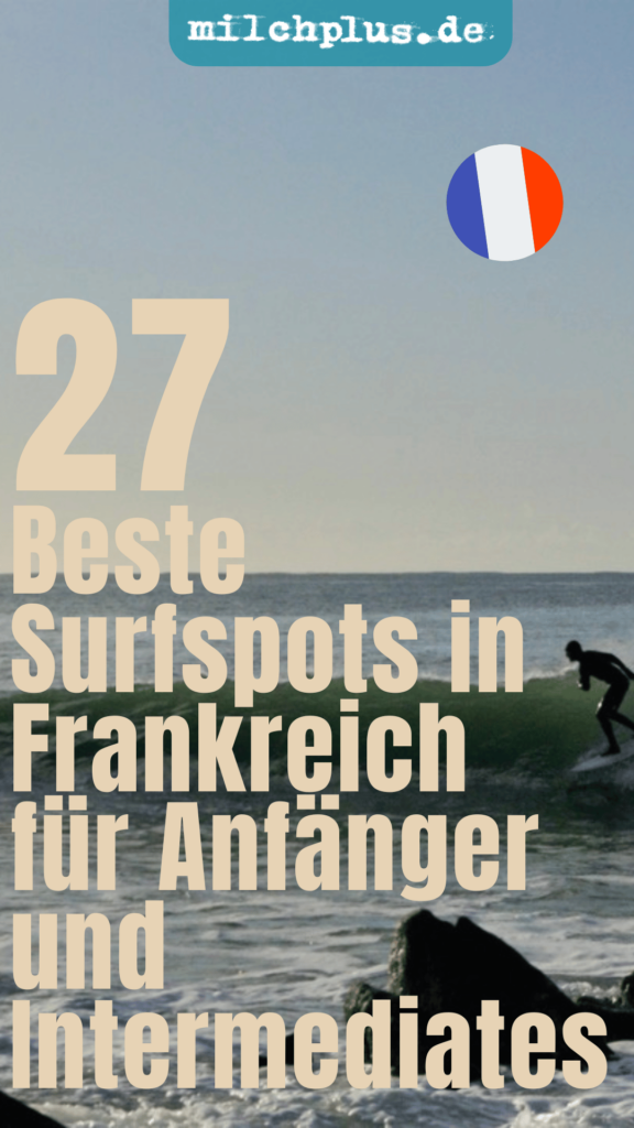 Surfen in Frankreich: Pinterest Pin 3
