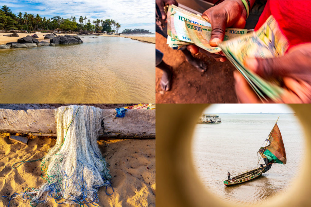 Eine Foto-Collage aus Sierra Leone.