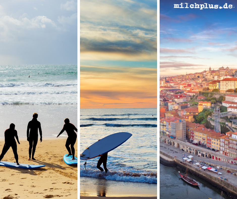 Surfen in Portugal: Surfkurse und Lissabon.