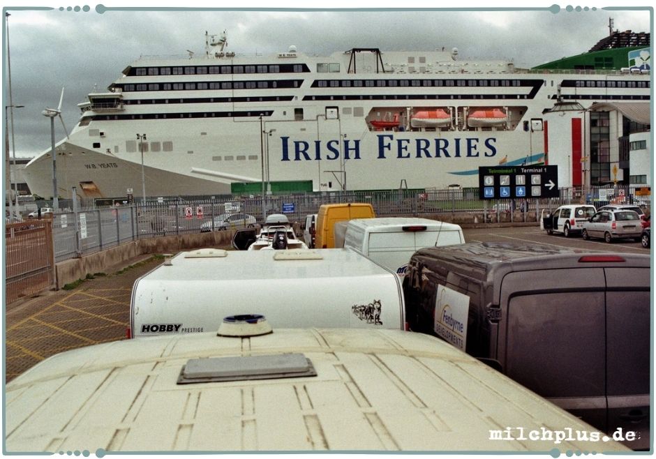 Mit Wohnmobil und Fähre nach Irland: Die W.B. Yeats ist eine unserer Lieblingsfähren