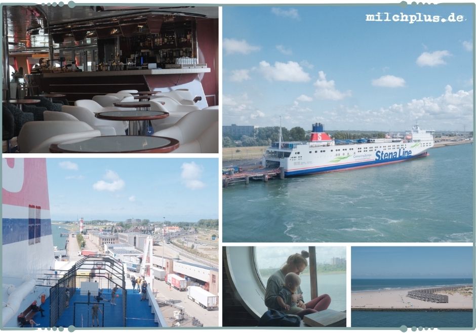 Mit Fähre und Wohnmobil nach Irland: Die Route von Hoek van Holland nach Harwich mit Stenaline.