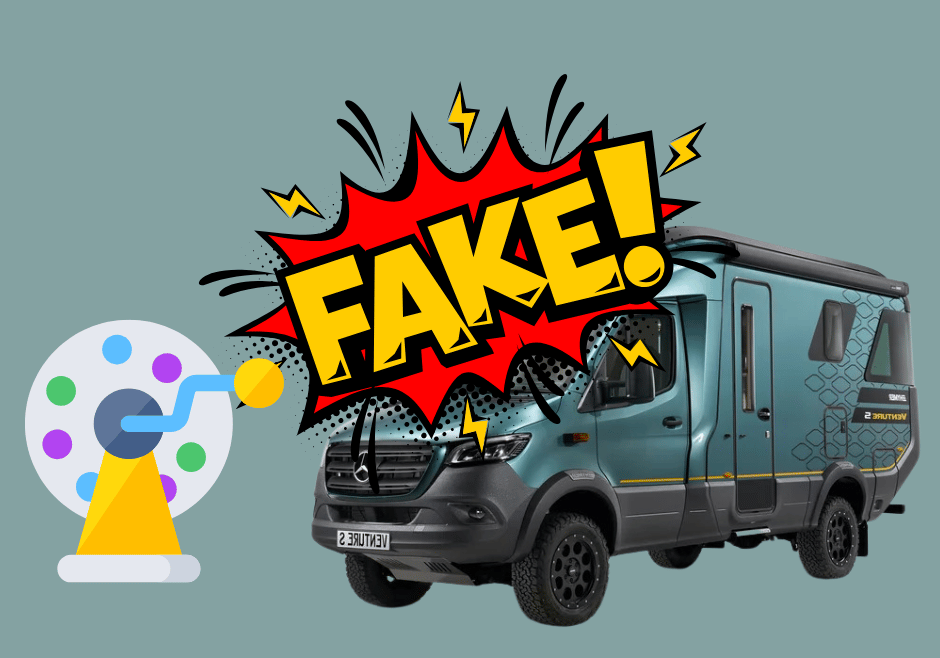 Aldi Wohnmobil Gewinnspiel Fake