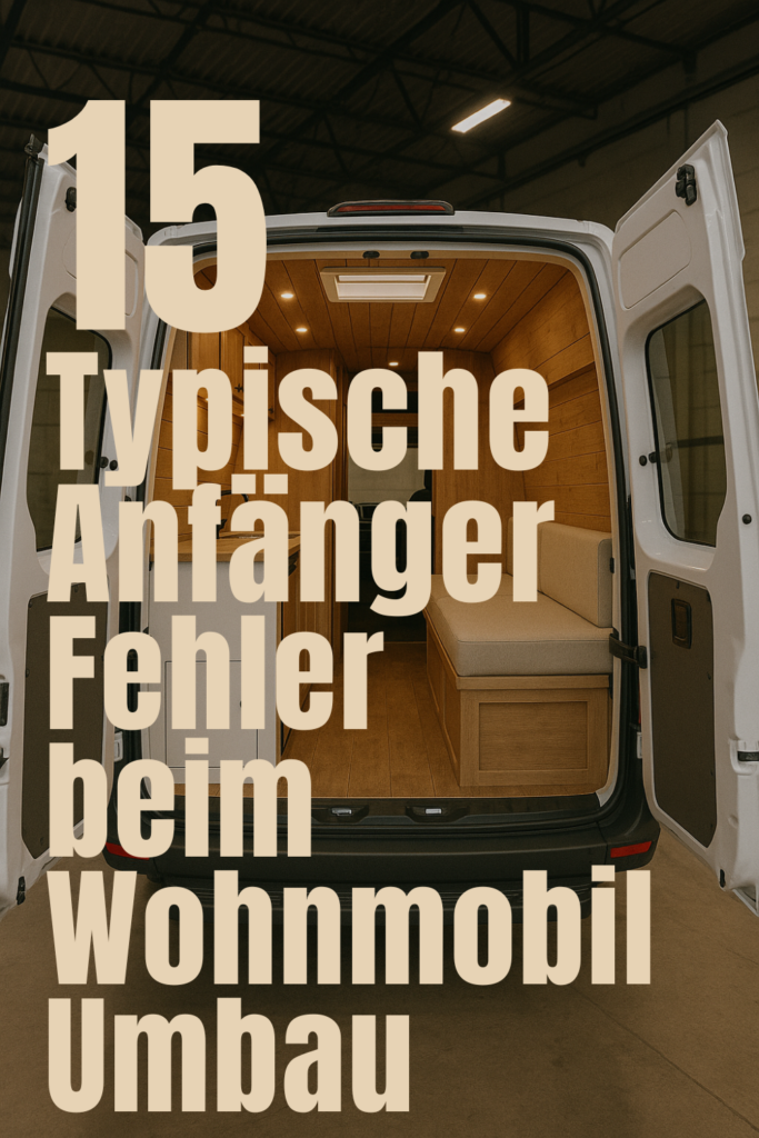 Wohnmobil Umbau: Ein Pinterest Pin