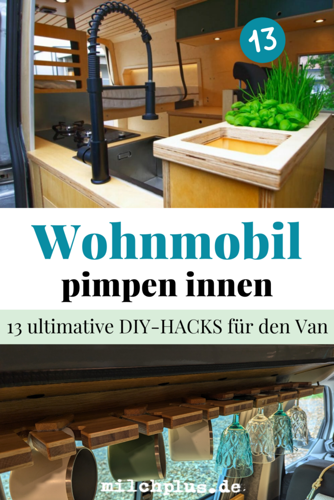 Wohnmobil innen pimpen: ein Pin für Pinterest
