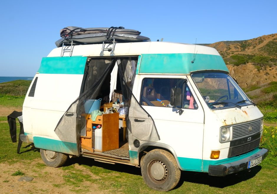VW Bus Camper: Ein T3 (ehemaliger Postbus)