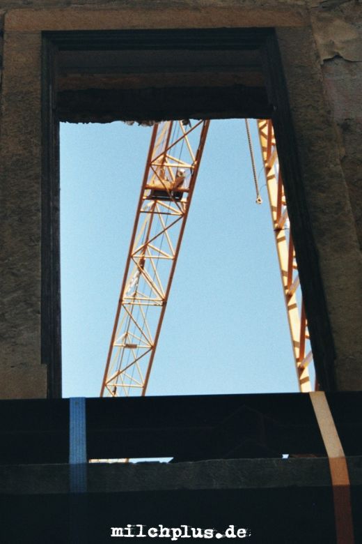 Roadtrip Potrugal: Ein altes Stadthaus wird renoviert.
